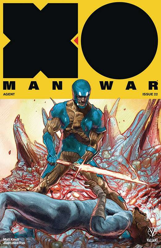 X-O MANOWAR (2017) #22 CVR D 1:20 INTERLOCKING GUEDES VARIANT