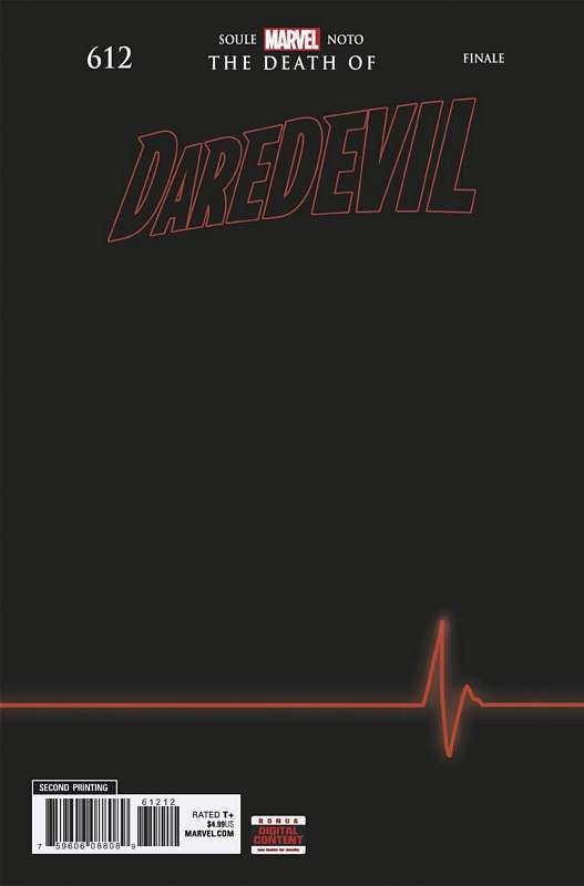 DAREDEVIL #612 2ND PTG NOTO VARIANT