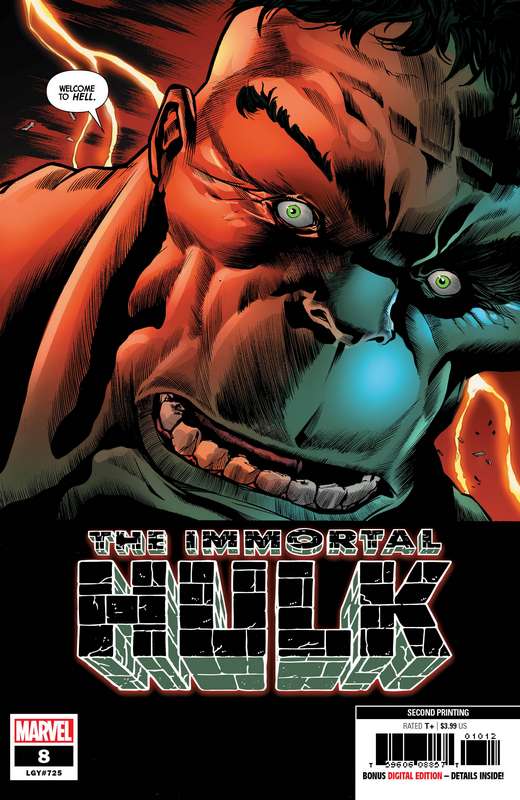 IMMORTAL HULK #10 2ND PTG BENNETT VARIANT