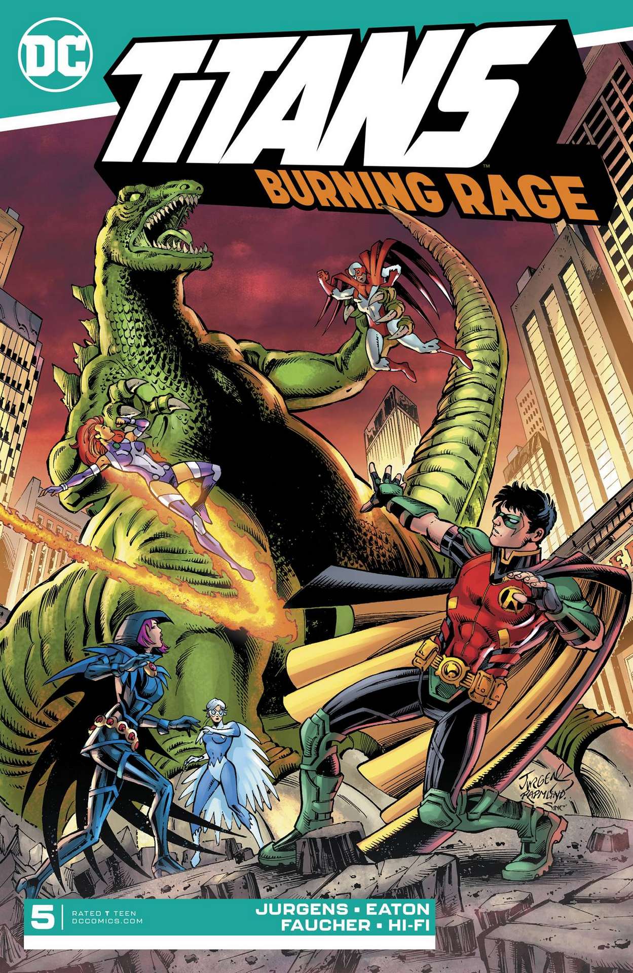 TITANS BURNING RAGE #5 (OF 7)