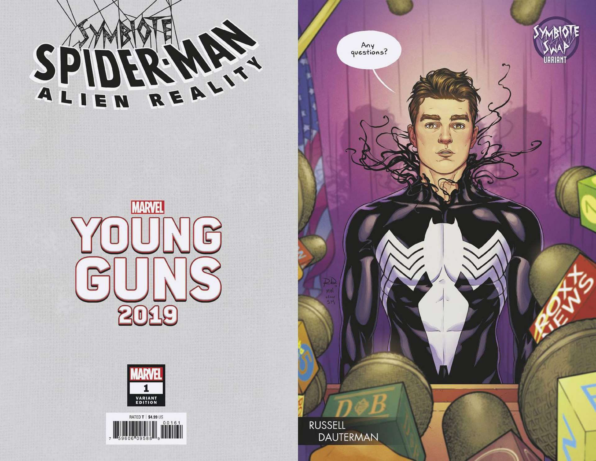 SYMBIOTE SPIDER-MAN ALIEN REALITY #1 (OF 5) DAUTERMAN YOUNG GUNS VARIANT