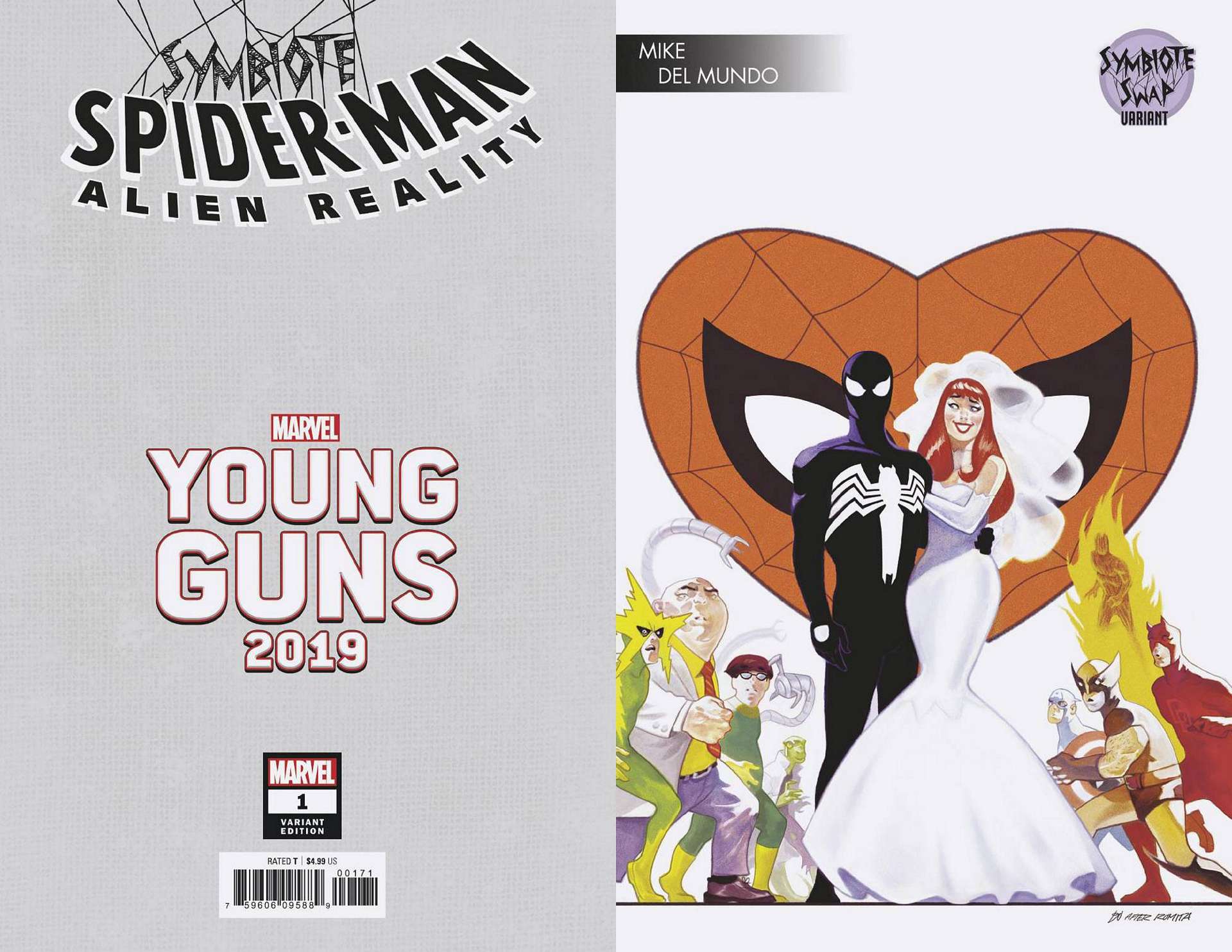 SYMBIOTE SPIDER-MAN ALIEN REALITY #1 (OF 5) DEL MUNDO YOUNG GUNS VARIANT