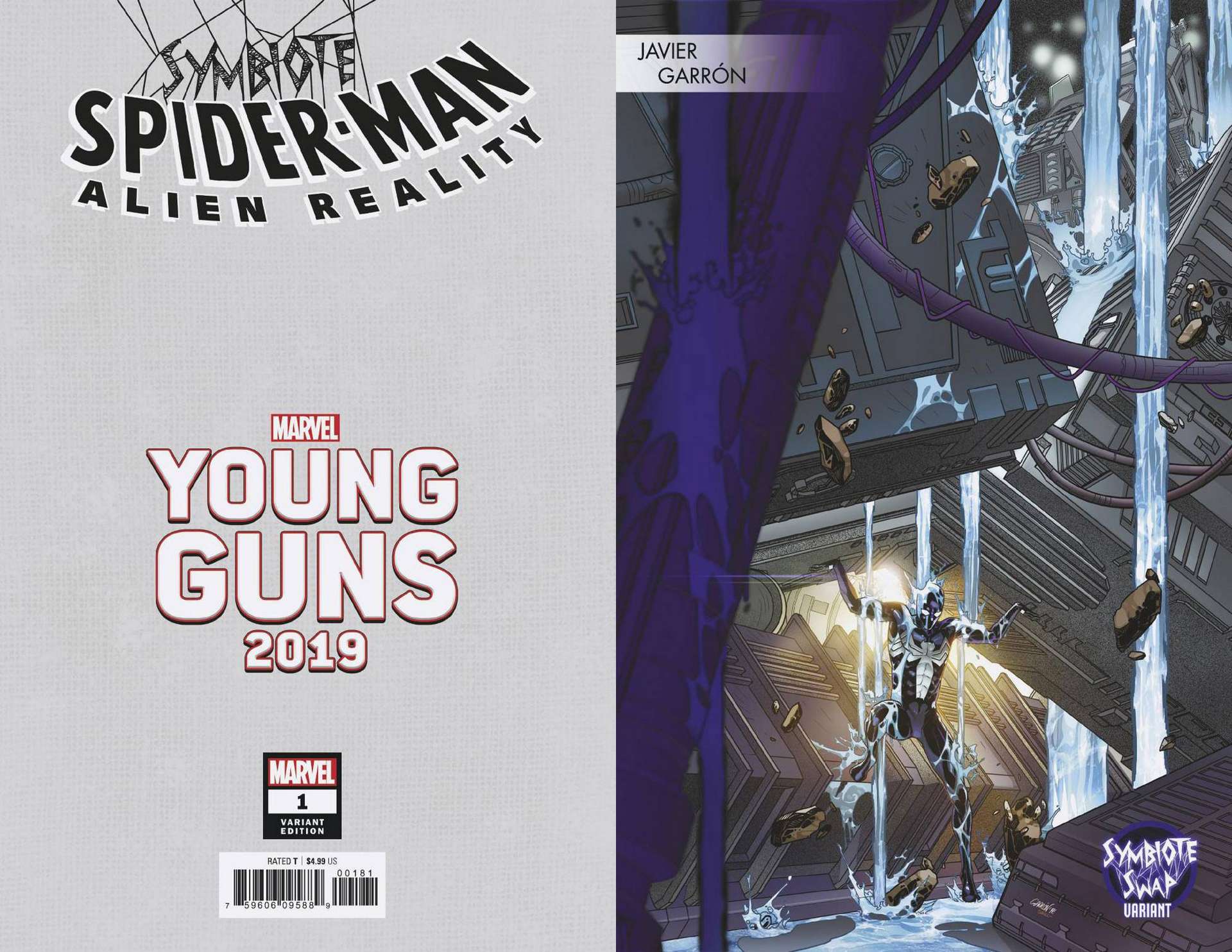 SYMBIOTE SPIDER-MAN ALIEN REALITY #1 (OF 5) GARRON YOUNG GUNS VARIANT