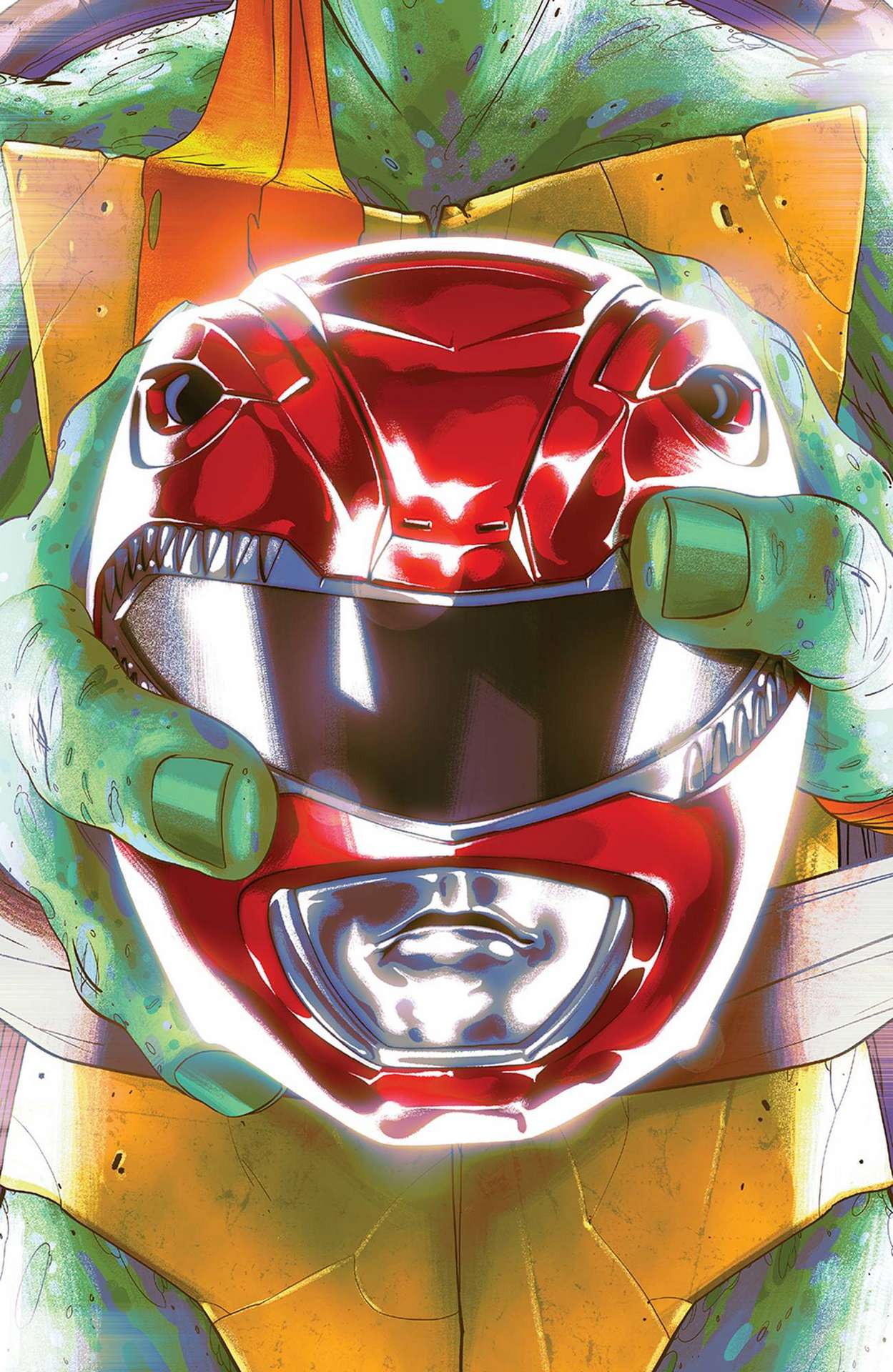 POWER RANGERS TEENAGE MUTANT NINJA TURTLES #1 CVR C MONTES