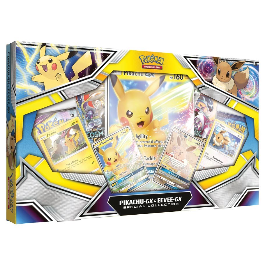 Pokemon Pikachu GX and Eevee Gx Special Collection