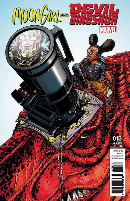 NOW MOON GIRL AND DEVIL DINOSAUR #13 1:10 CHIN STEAM VARIANT