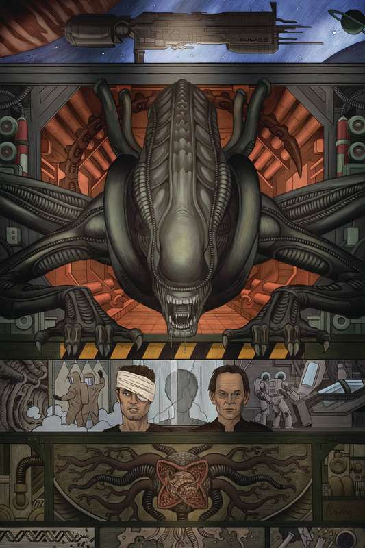 WILLIAM GIBSON ALIEN 3 #1 CVR B RIVERA