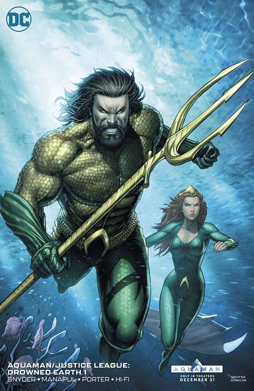 AQUAMAN JUSTICE LEAGUE DROWNED EARTH #1 VARIANT ED