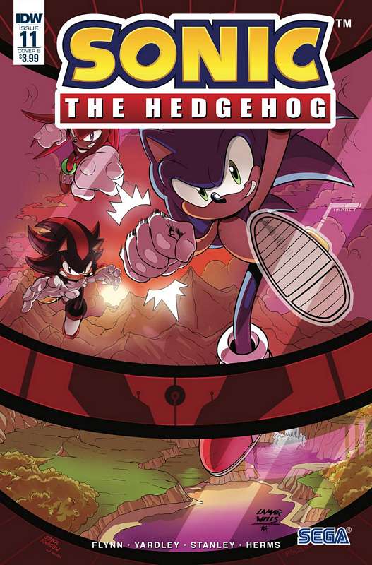 SONIC THE HEDGEHOG #11 CVR B YARDLEY