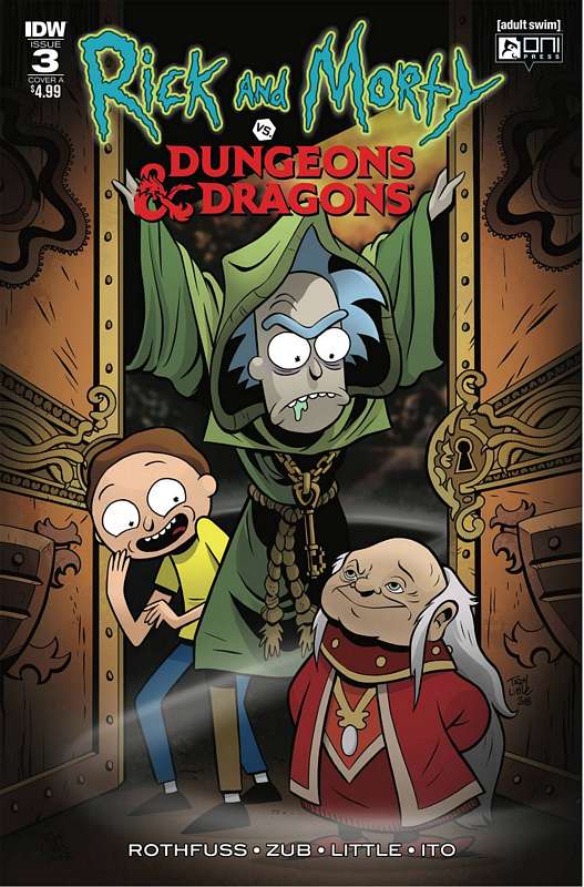 RICK & MORTY VS DUNGEONS & DRAGONS #3 (OF 4) CVR A LITTLE (NOTE PRICE)