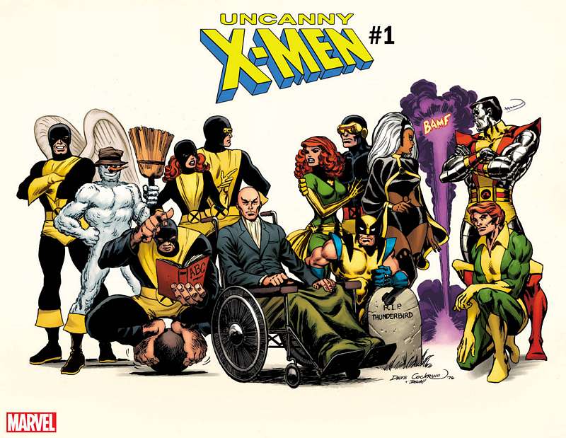 UNCANNY X-MEN #1 COCKRUM HIDDEN GEM VARIANT