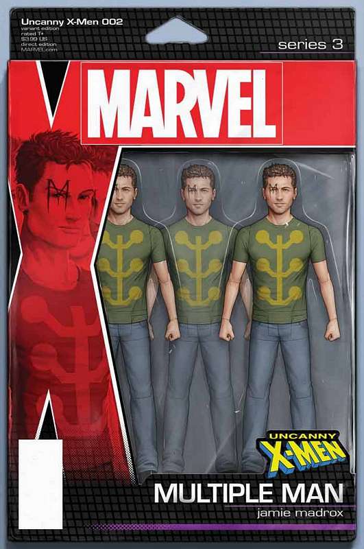 UNCANNY X-MEN #2 CHRISTOPHER ACTION FIGURE VARIANT