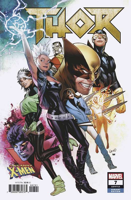 THOR #7 LAND UNCANNY X-MEN VARIANT