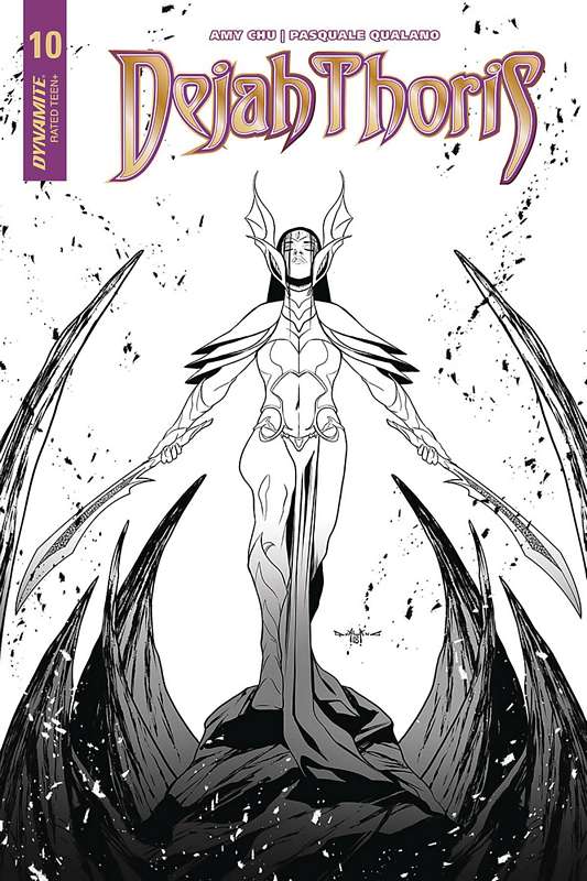 DEJAH THORIS #10 1:30 COPY QUALANO B&W VARIANT