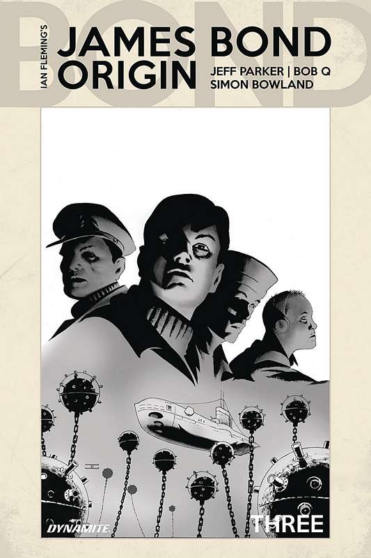 JAMES BOND ORIGIN #3 1:10 COPY CASSADAY B&W VARIANT