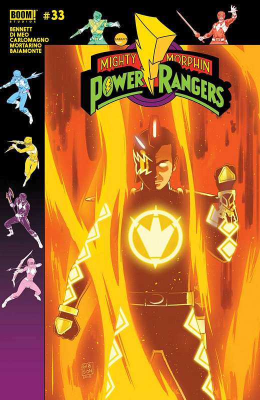 MIGHTY MORPHIN POWER RANGERS #33 PREORDER GIBSON VARIANT SG