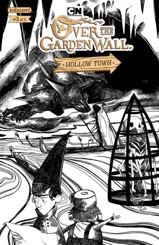 OVER GARDEN WALL HOLLOW TOWN #3 PREORDER HALL VARIANT