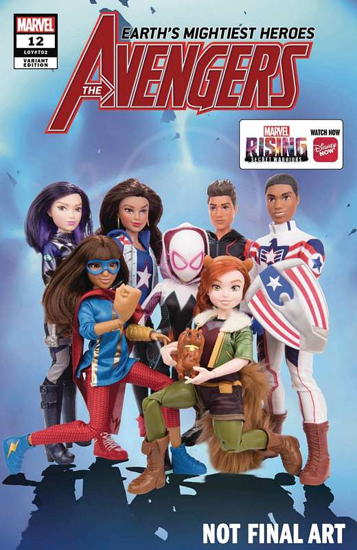 AVENGERS #12 MARVEL RISING ACTION DOLL HOMAGE VARIANT