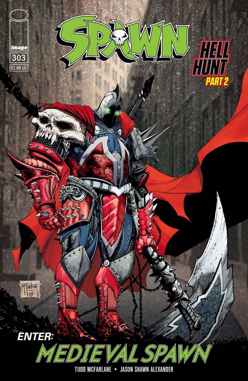 SPAWN #303 CVR B VIRGIN MATTINA