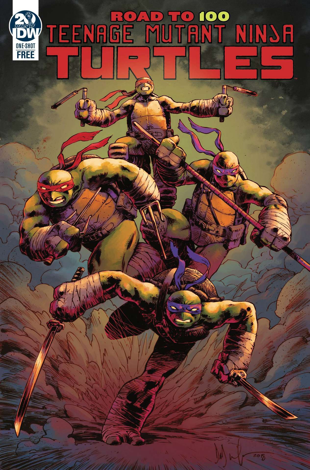 TMNT ROAD TO 100 #0 (OF 4)
