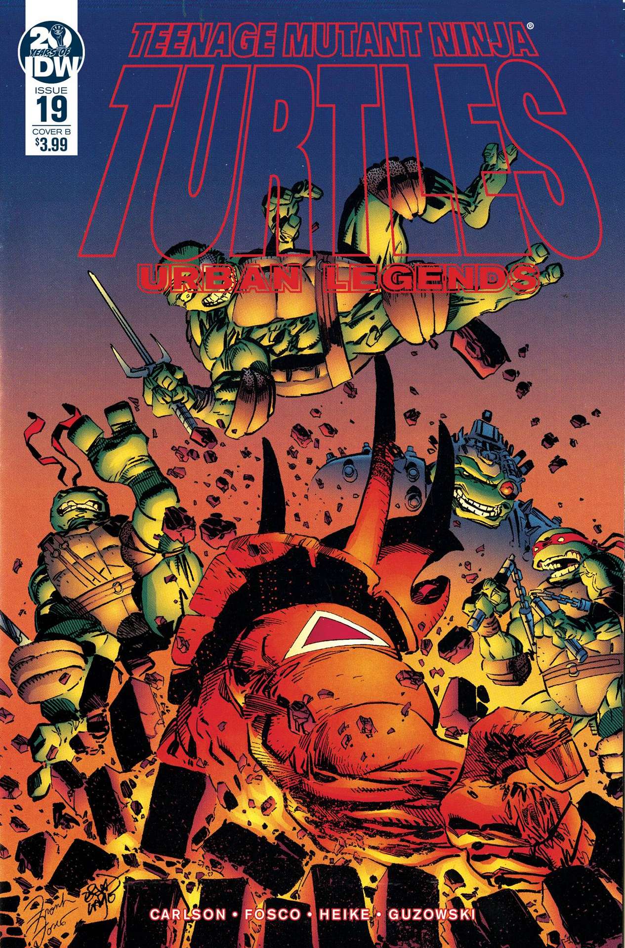 TMNT URBAN LEGENDS #19 CVR B FOSCO & LARSEN