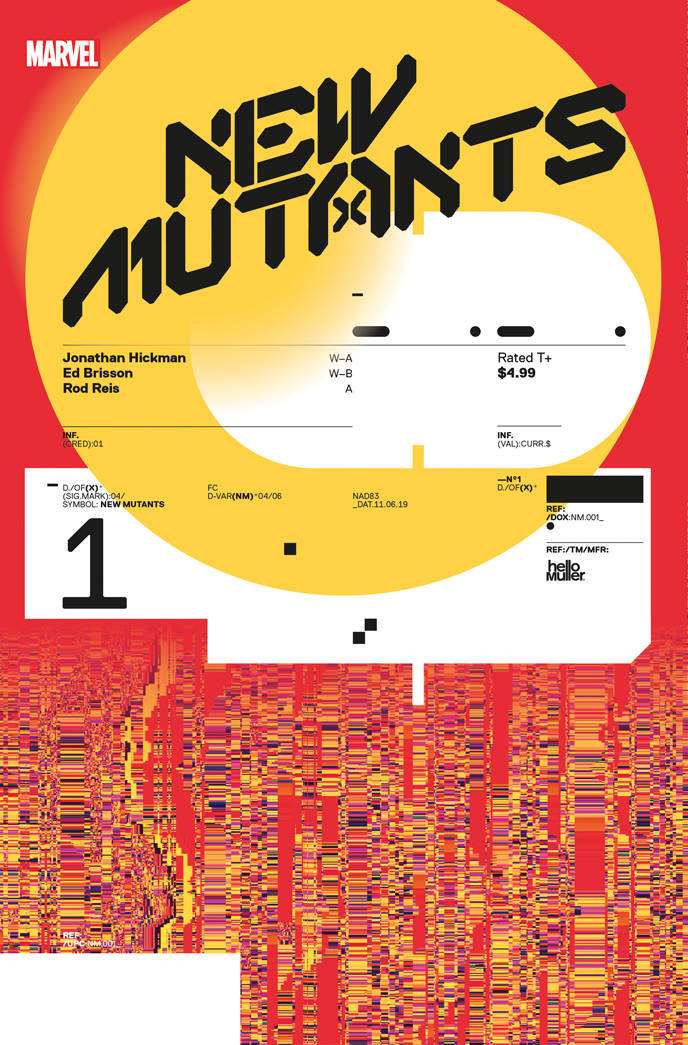 NEW MUTANTS #1 HICKMAN 1:10 MULLER DESIGN VARIANT DX