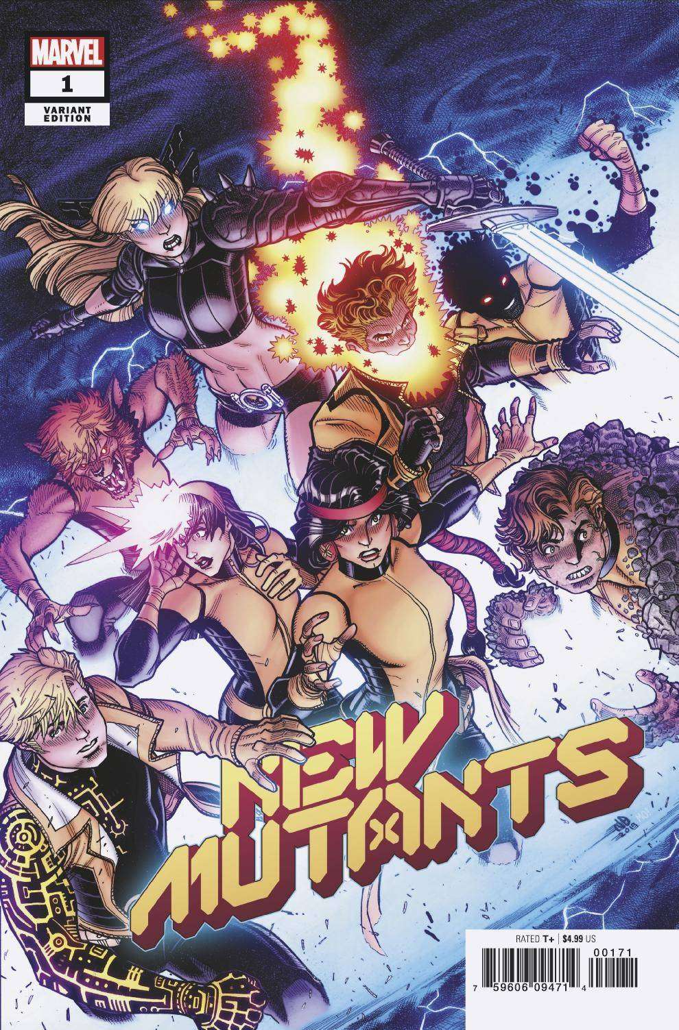 NEW MUTANTS #1 1:25 BRADSHAW VARIANT DX