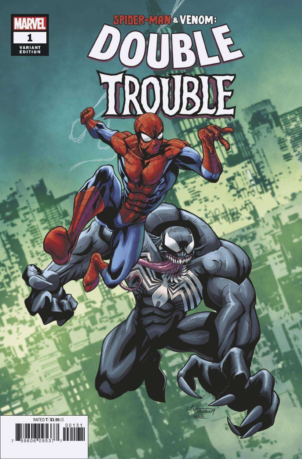 SPIDER-MAN & VENOM DOUBLE TROUBLE #1 (OF 4) LUBERA VARIANT