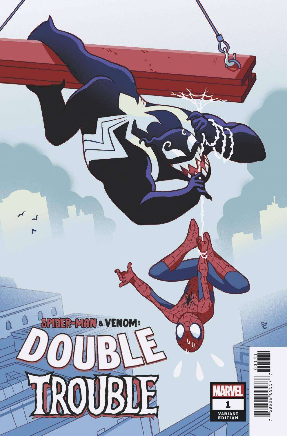 SPIDER-MAN & VENOM DOUBLE TROUBLE #1 (OF 4) GANUCHEAU VARIANT