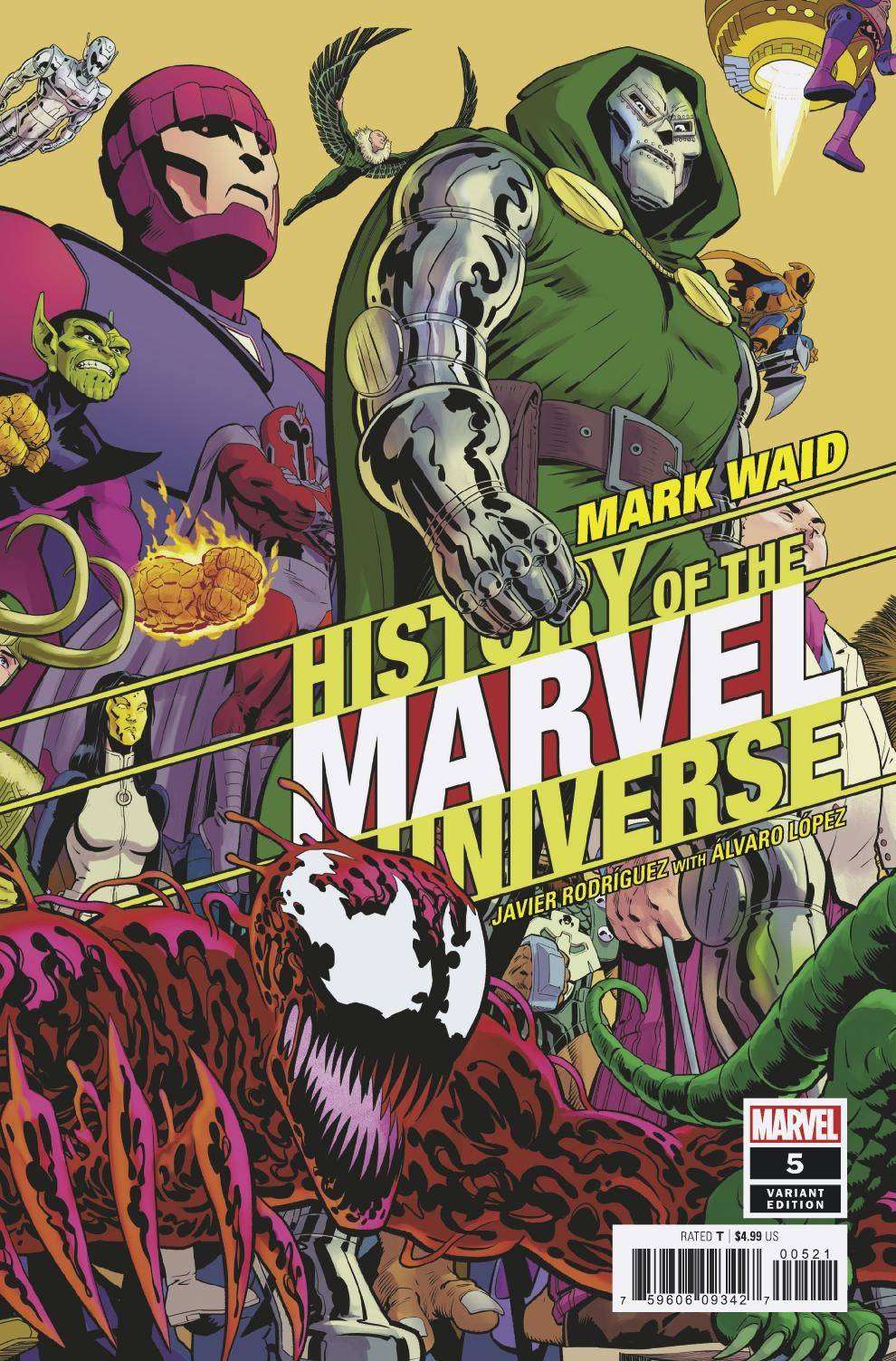 HISTORY OF MARVEL UNIVERSE #5 (OF 6) RODRIGUEZ VARIANT