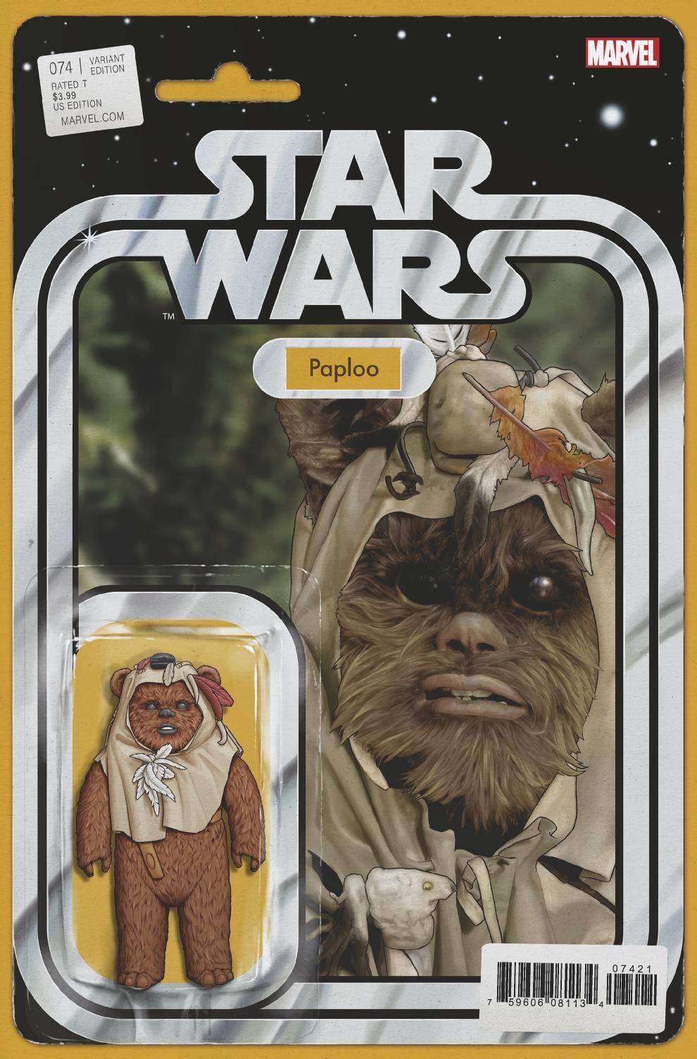 STAR WARS #74 CHRISTOPHER ACTION FIGURE VARIANT