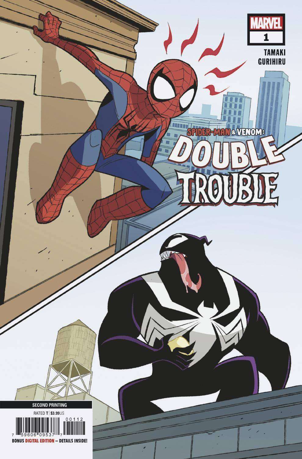 SPIDER-MAN & VENOM DOUBLE TROUBLE #1 (OF 4) 2ND PTG GURIHIRU