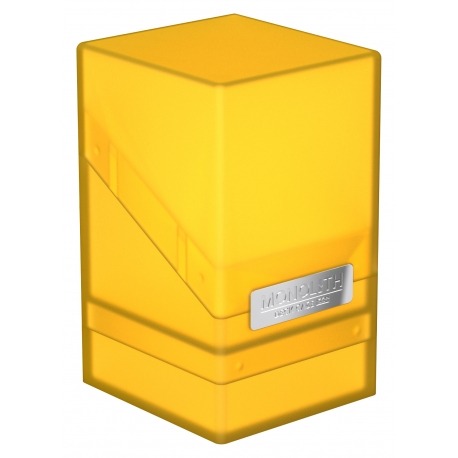 Deck Box: Monolith Deck Case Amber 100 (Yellow)