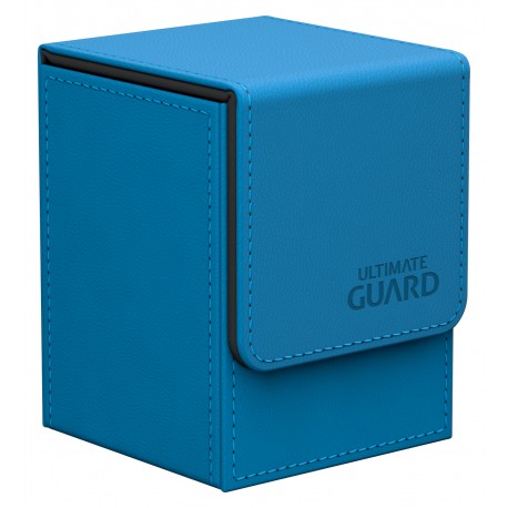 Deck Box: Flip Deck Case Leather 100 Blue