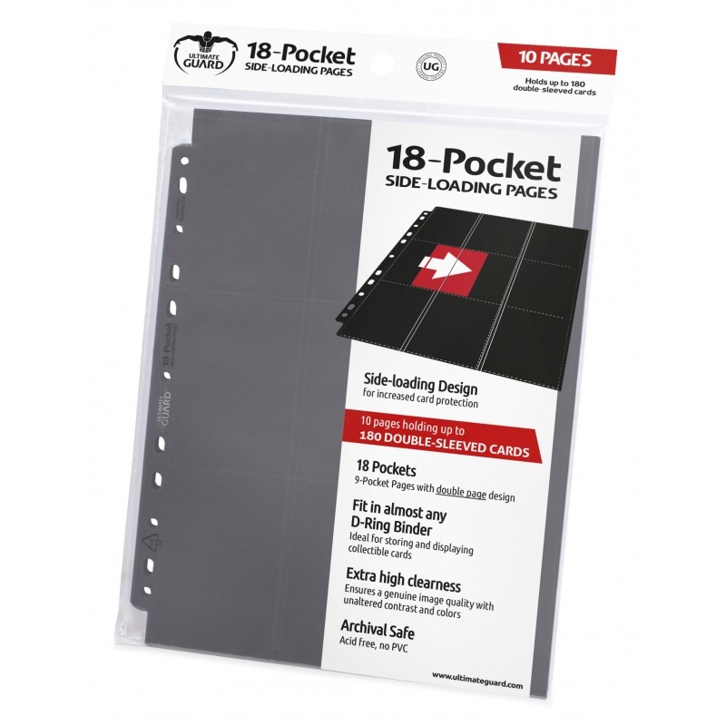 Pages: Side Load 18-Pocket - Grey - (10)