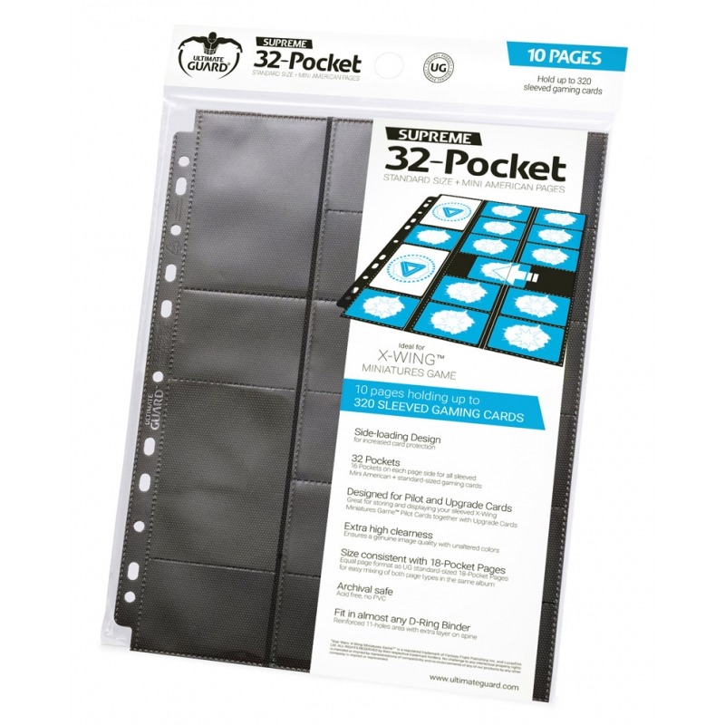 Pages: 32 Standard & Mini Pocket (Standard Binder) Black (10)