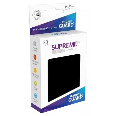 Sleeves: Supreme UX Standard Black (80)