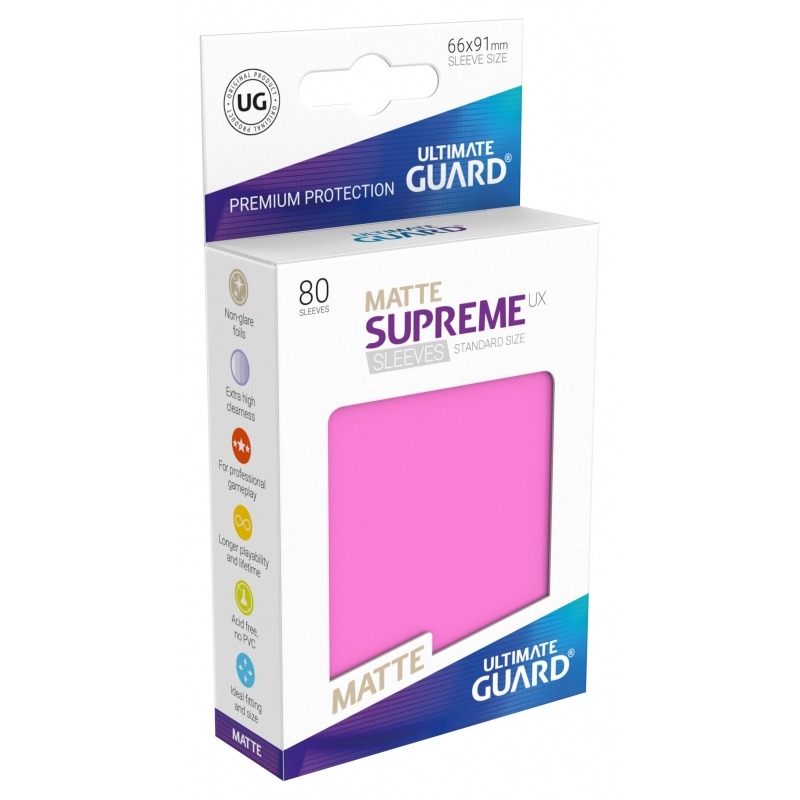 Sleeves: Supreme UX Standard Matte Pink(80)