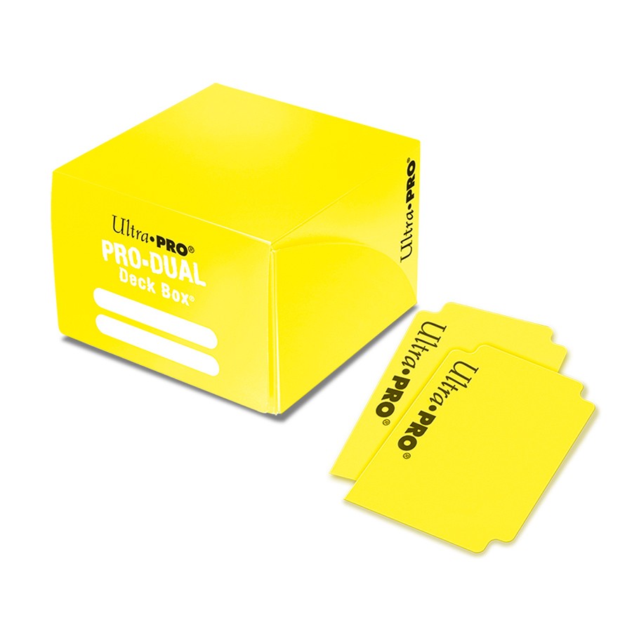 Ultra Pro 180: Pro-Dual Deck Box Yellow