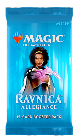 MAGIC THE GATHERING (MTG): GUILDS OF RAVNICA ALLEGIANCE BOOSTER PACK