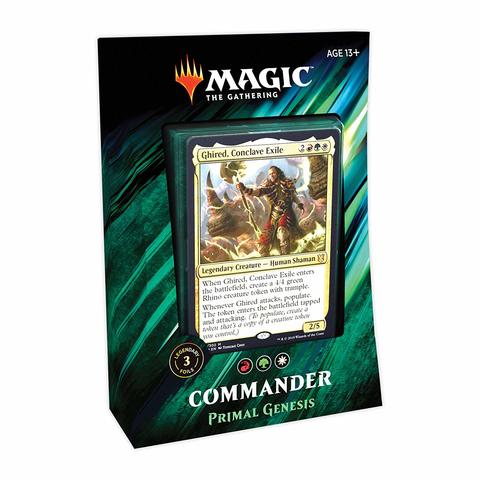 MAGIC THE GATHERING (MTG): Commander Deck 2019 Primal Genesis