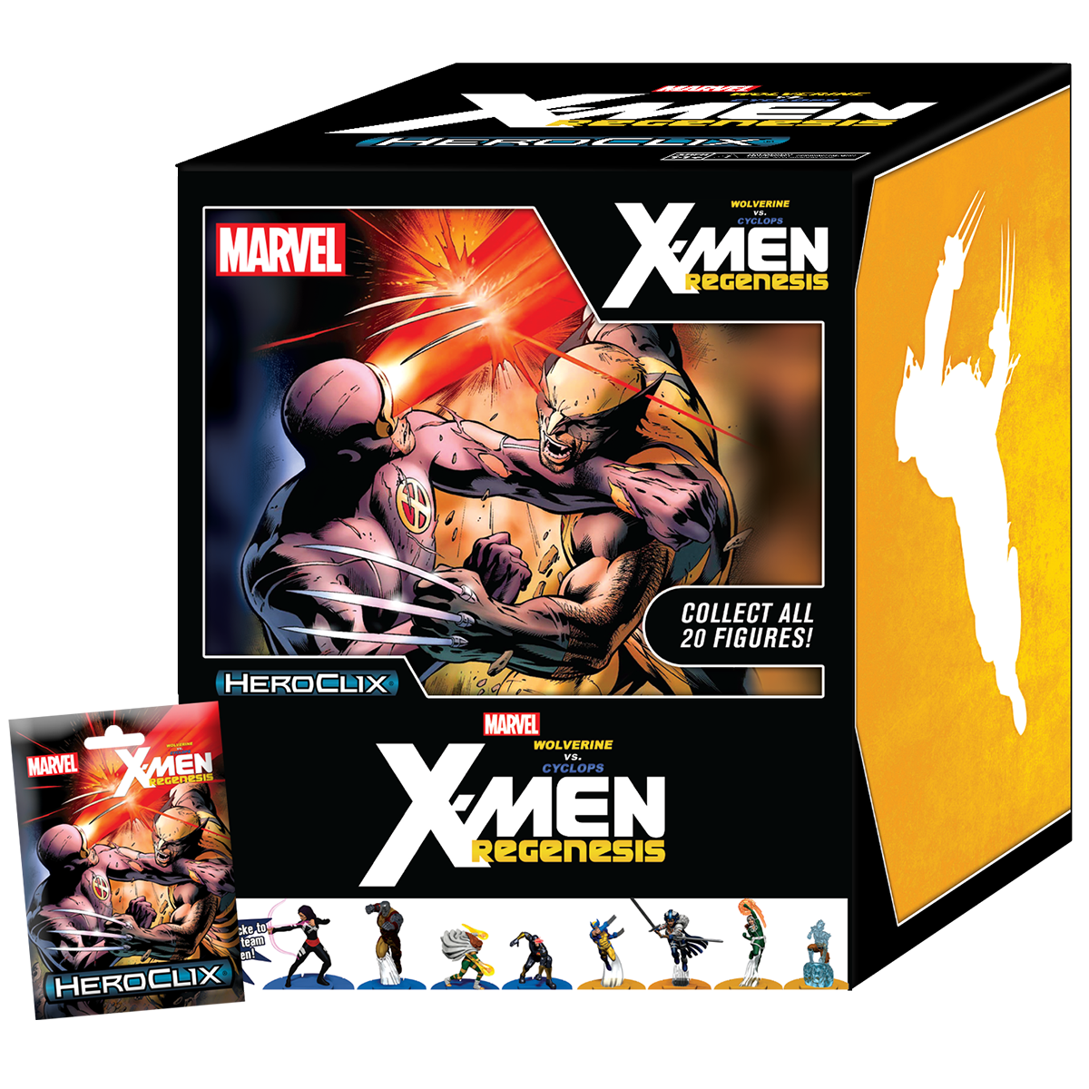 Marvel HeroClix: Wolverine vs. Cyclops - X-Men Regenesis Booster