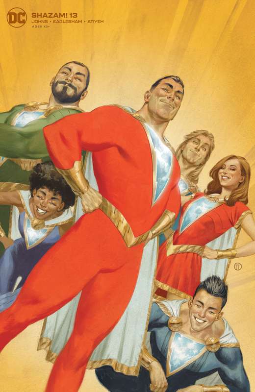 SHAZAM #13 CARD STOCK JULIAN TOTINO TEDESCO VAR ED