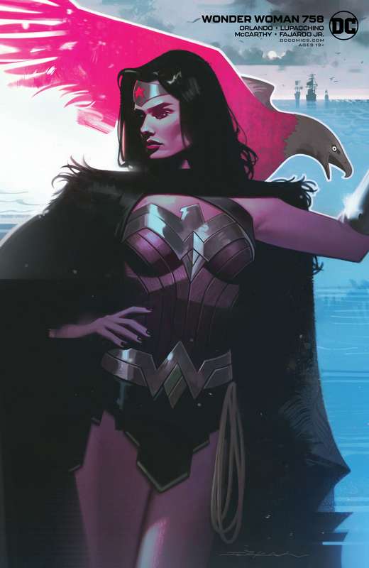 WONDER WOMAN #758 CARD STOCK JEFF DEKAL VARIANT ED