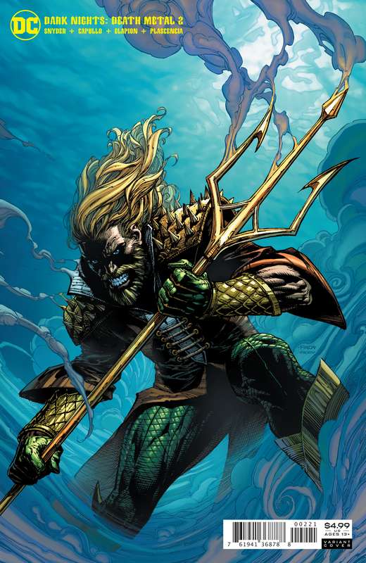 DARK NIGHTS DEATH METAL #2 (OF 6) DAVID FINCH AQUAMAN VARIANT ED