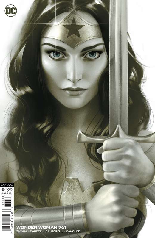 WONDER WOMAN #761 J MIDDLETON CARD STOCK VARIANT ED