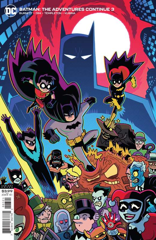 BATMAN THE ADVENTURES CONTINUE #3 (OF 6) DAN HIPP VARIANT ED