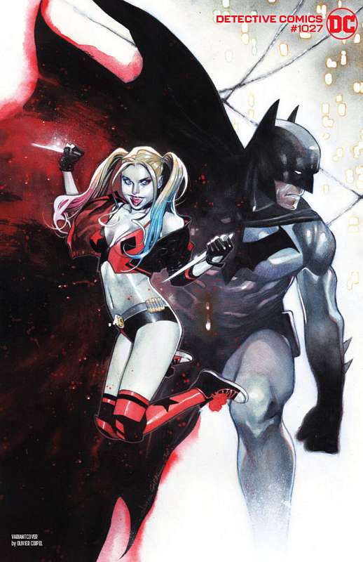 DETECTIVE COMICS #1027 CVR H OLIVIER COIPEL BATMAN HARLEY QUINN VARIANT