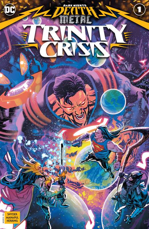 DARK NIGHTS DEATH METAL TRINITY CRISIS #1 (ONE SHOT) CVR A FRANCIS MANAPUL