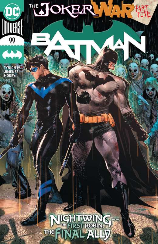 BATMAN #99 CVR A JORGE JIMENEZ (JOKER WAR)